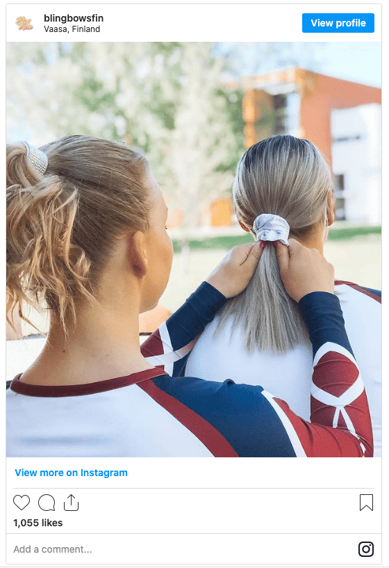 women's football hairstyles for football instagram post
