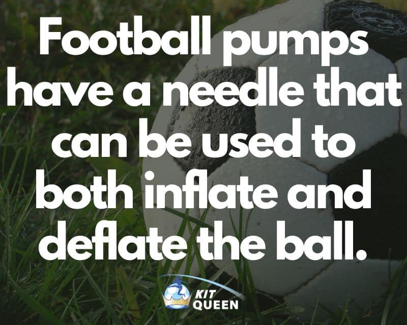 how to deflate a football