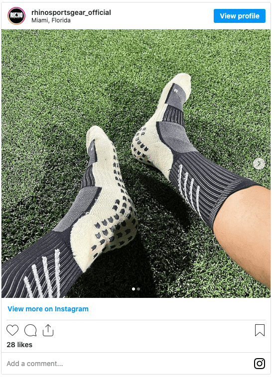 what are grip socks footballers feet instagram post
