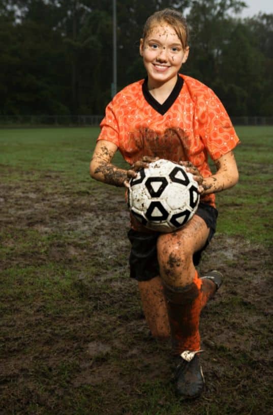 how to get mud out of football kit