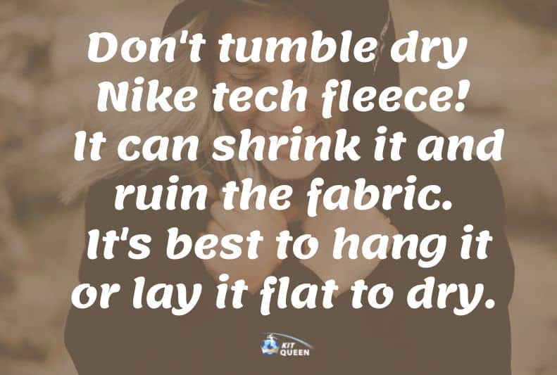 can nike techs go in the dryer expert advice (no)