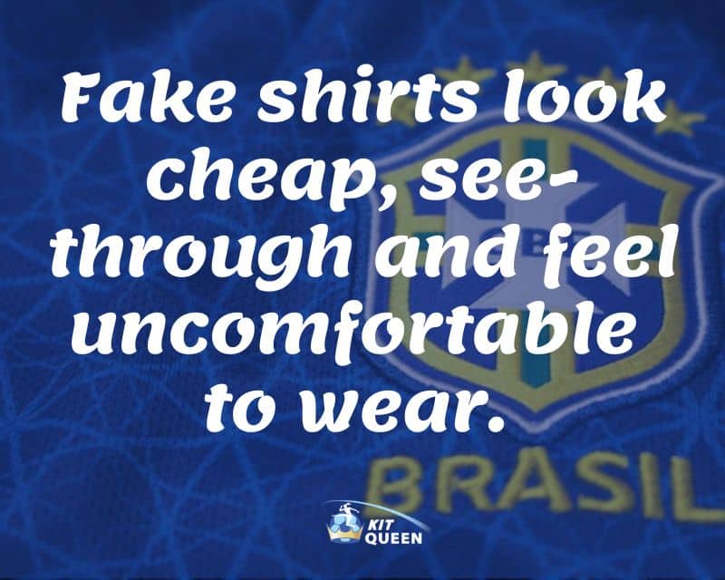 How to tell if a football shirt is fake