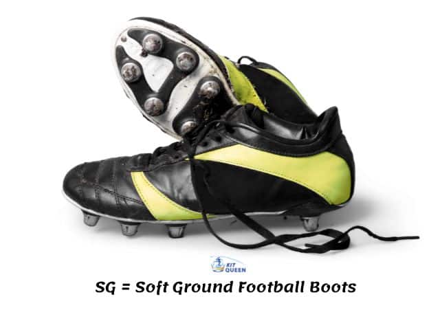 SG=soft ground football boots