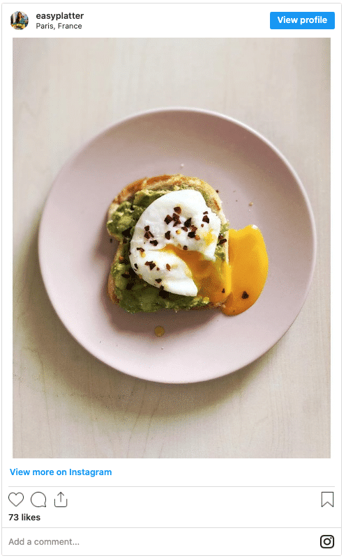 instagram recipe avo toast with poached egg on sourdough bread