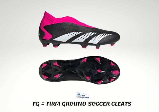 FG = FIRM GROUND football boots infographic
