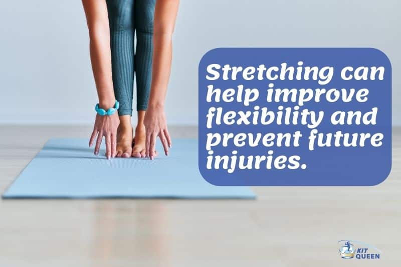 Stretching can help improve flexibility and prevent future injuries infographic
