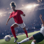 Can You Screen in Football? How to be an Effective Defender 7 Professional woman soccer player jumping over sliding tackle during match